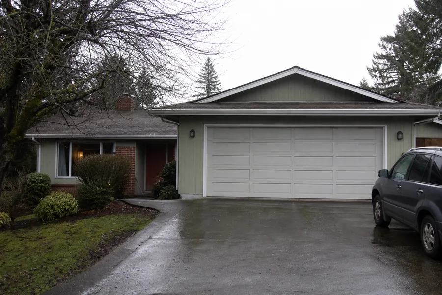 A house with an attached garage in Renton, WA